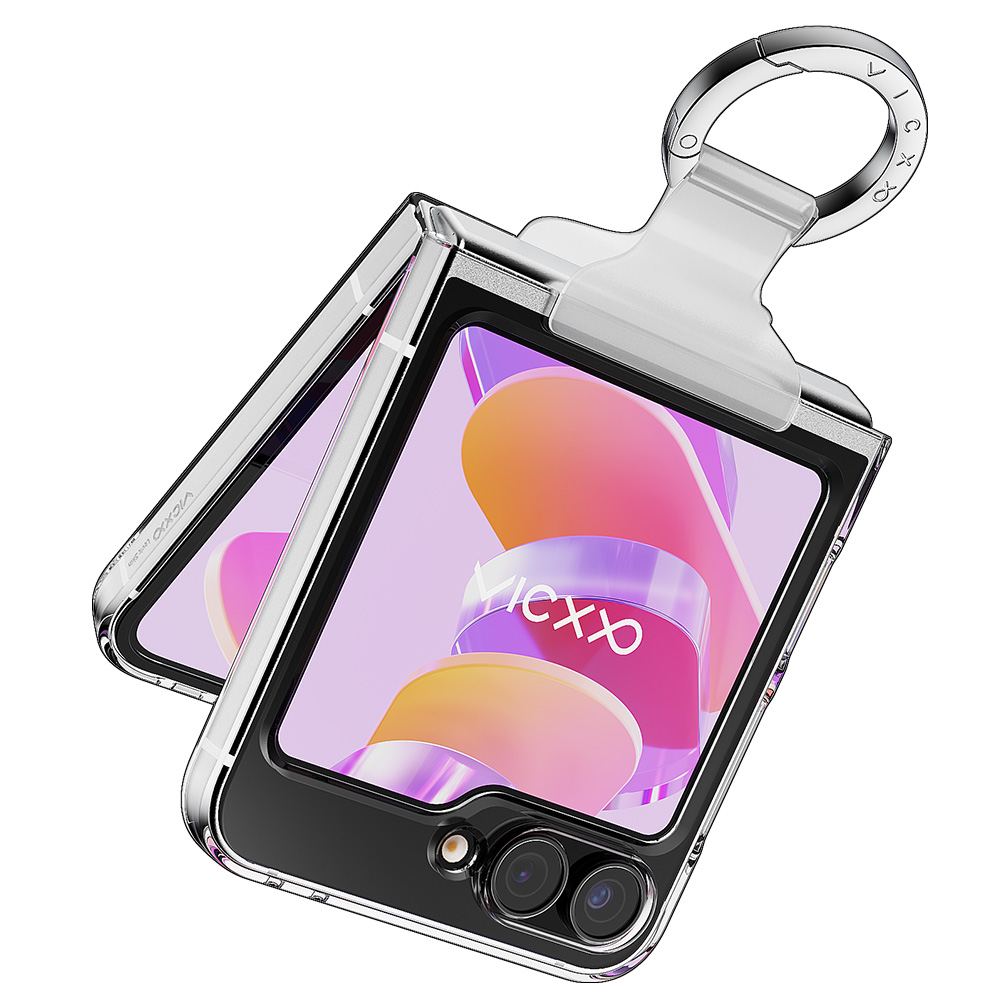 빅쏘 레빅스킨 링 케이스 투명, 갤럭시Z 플립7 FE