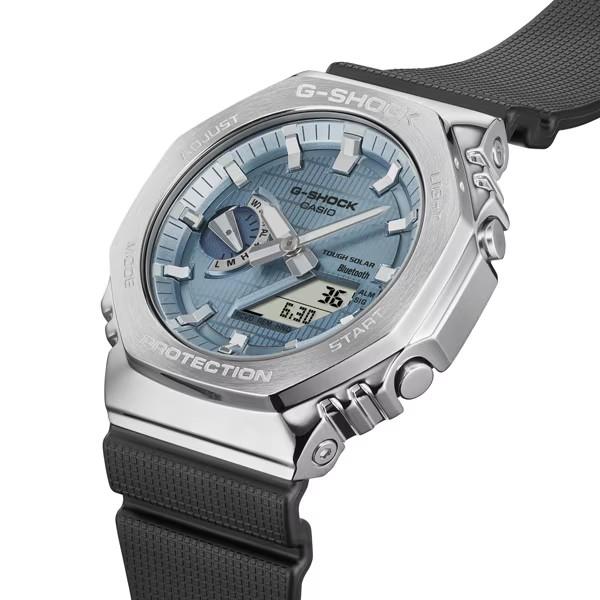 카시오 CASIO 지샥 메탈커버드 블루 GBM-2100A-1A2JF 남자 캐주얼 손목 시계 - 상세 이미지 4