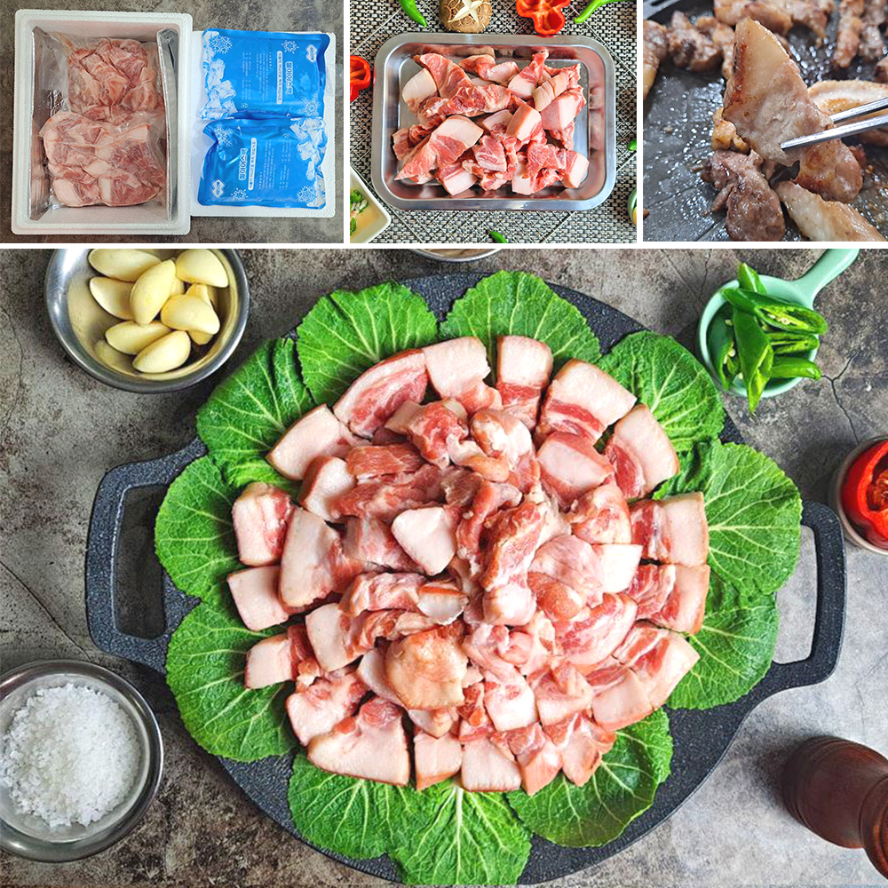 맛있는 뒷고기 꼬들살 돼지 특수부위 육즙가득 목덜미살