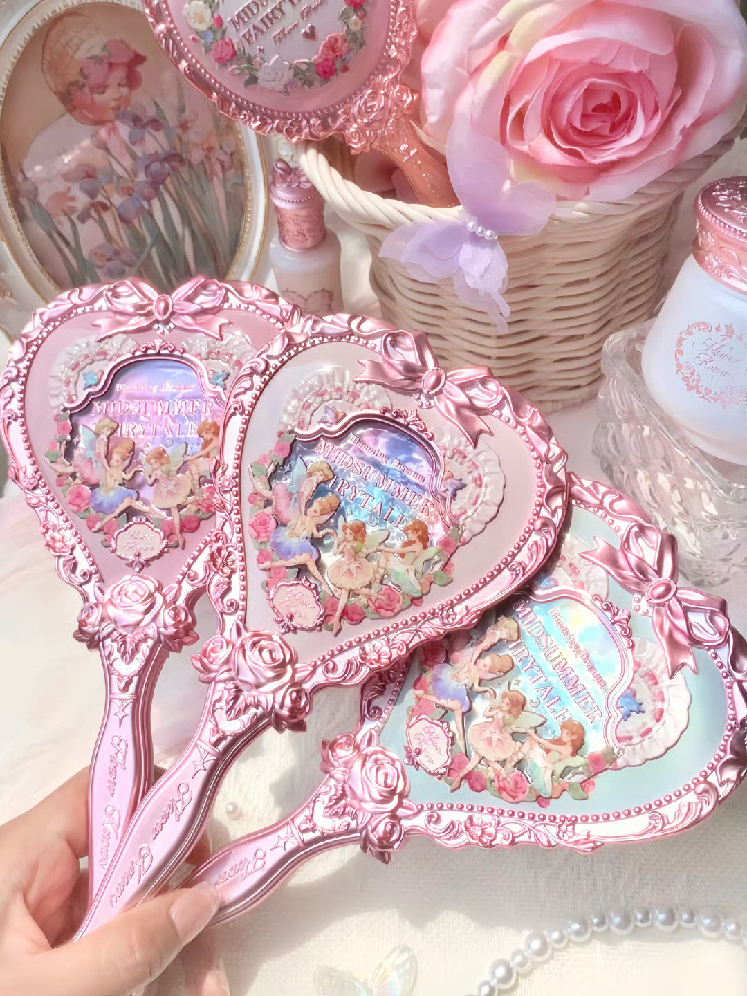 플라워노즈 한여름밤 동화 미드썸머 손거울 거울 - 상품 이미지