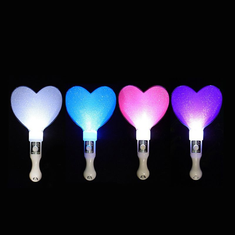 하트 LED 야광 스틱 응원 봉 도구 아이돌 콘서트 준비물 파티 용품 재롱잔치 학예회 이미지 7