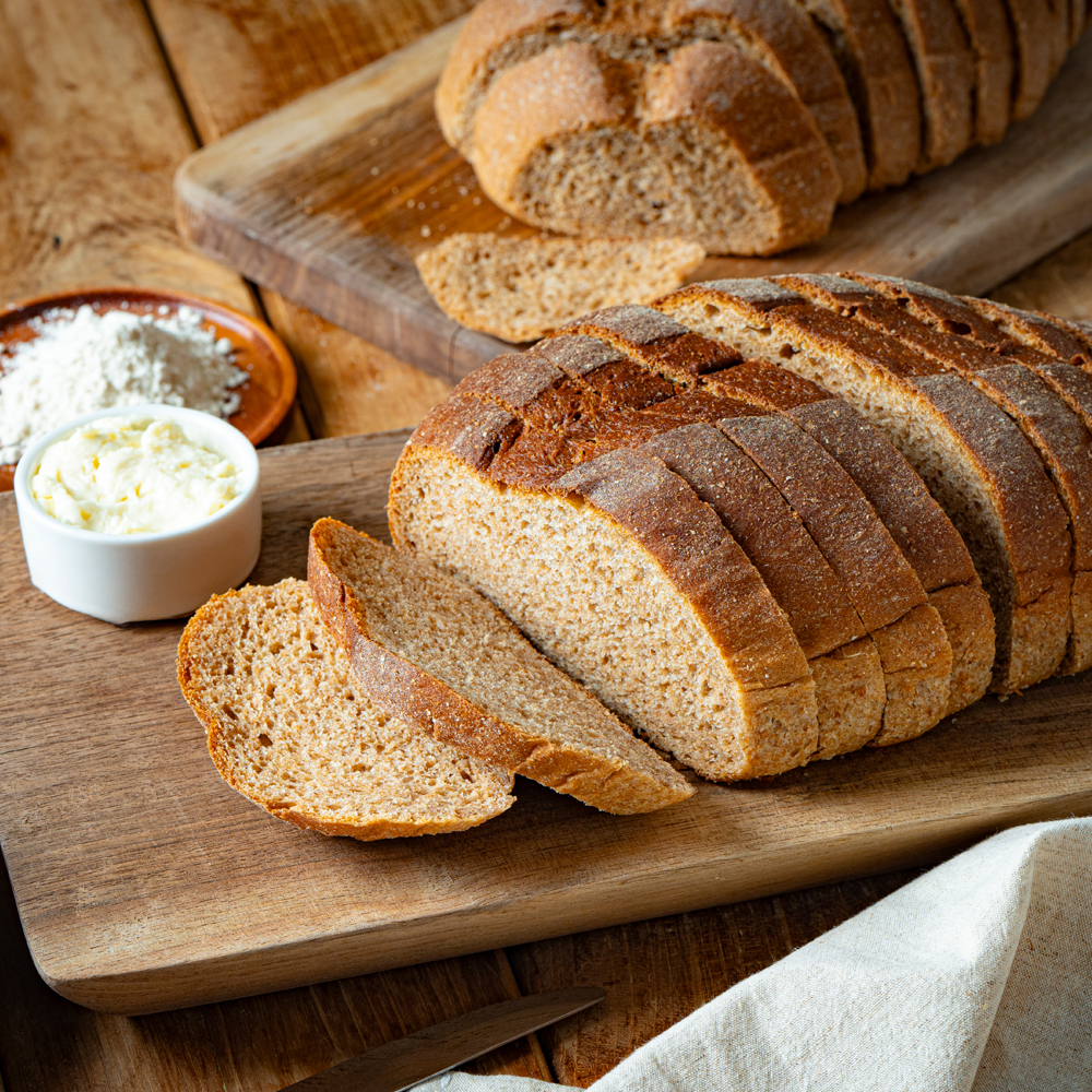 홀위트데이 100% 통밀빵 샌드위치 통곡물빵 통밀 비건 식사대용 1kg 컷팅O