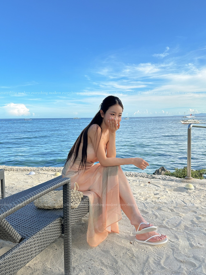 ✨휴양지룩✨M-L 샤인 휴양지 비치 롱 원피스 상세 이미지 26