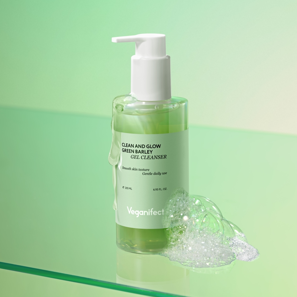 비건이펙트 청보리 젤클렌저 약산성 요철 라하 각질 피지 수분 기획세트 205ml, 2개 - 상세 이미지 4