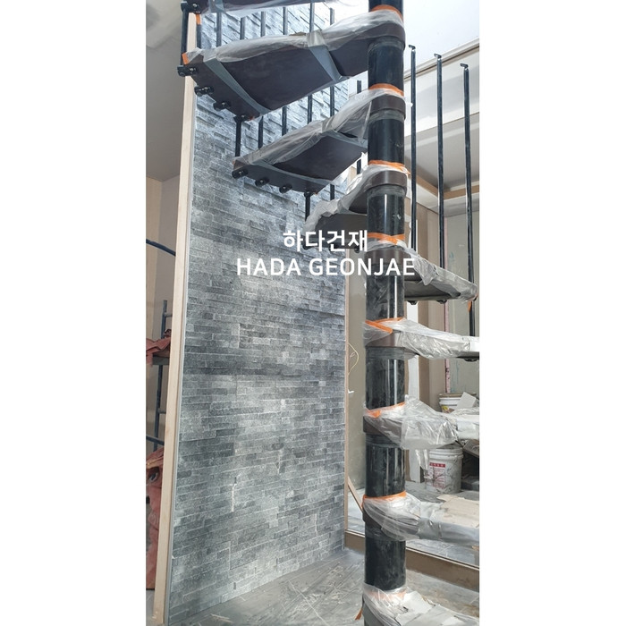 마블금강석 500x100x20T 블랙 / 하다건재 시공사례