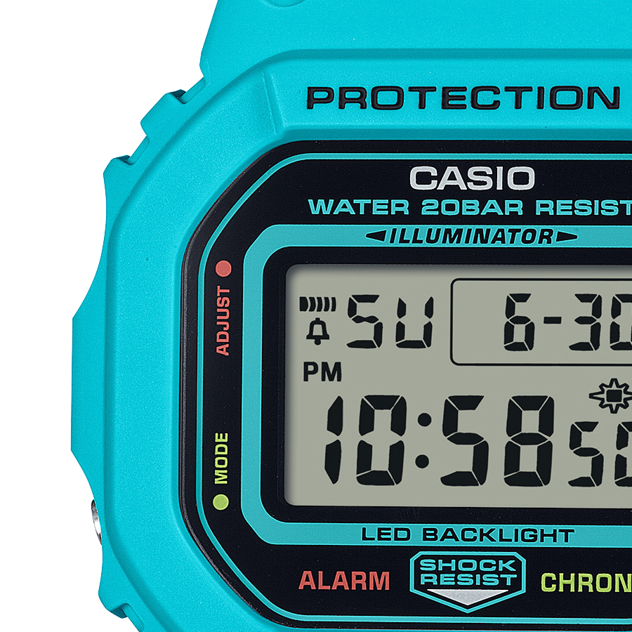 카시오 CASIO 지샥 에너지팩 블루 DW-5600EP-2JF 캐주얼 손목시계 - 상세 이미지 3