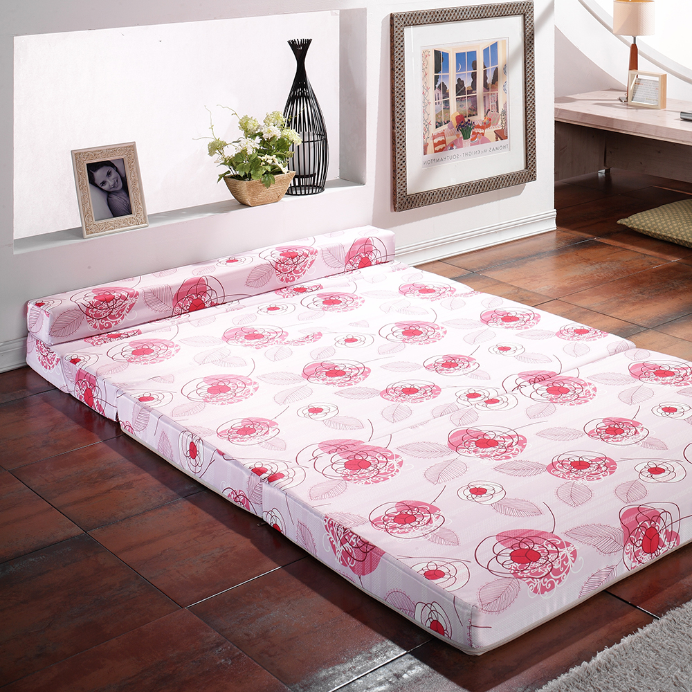 서광퍼니처 편안존 5단 접이식 침대 바닥 토퍼 매트리스 소파베드 9cm S