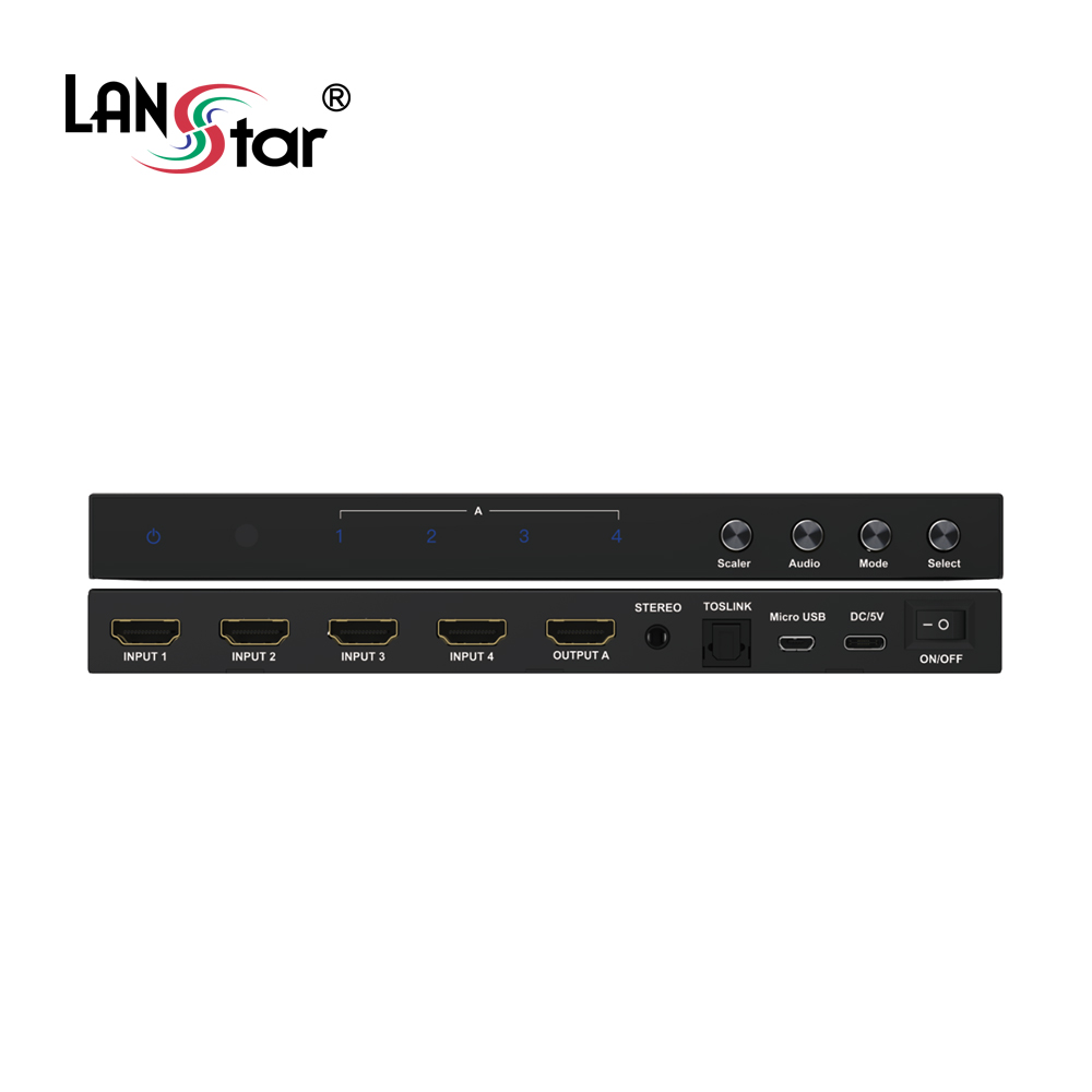 HDMI 멀티뷰어 화면분할기 매장 CCTV 모니터 4K 멀티비전 (LS-HMV401) - 상세 이미지 3