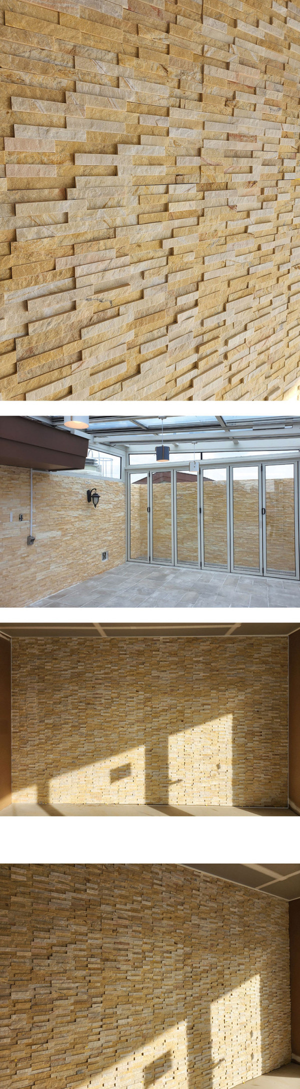 마블금강석 500x100x20T 샌드옐로우 / 하다건재 천연석