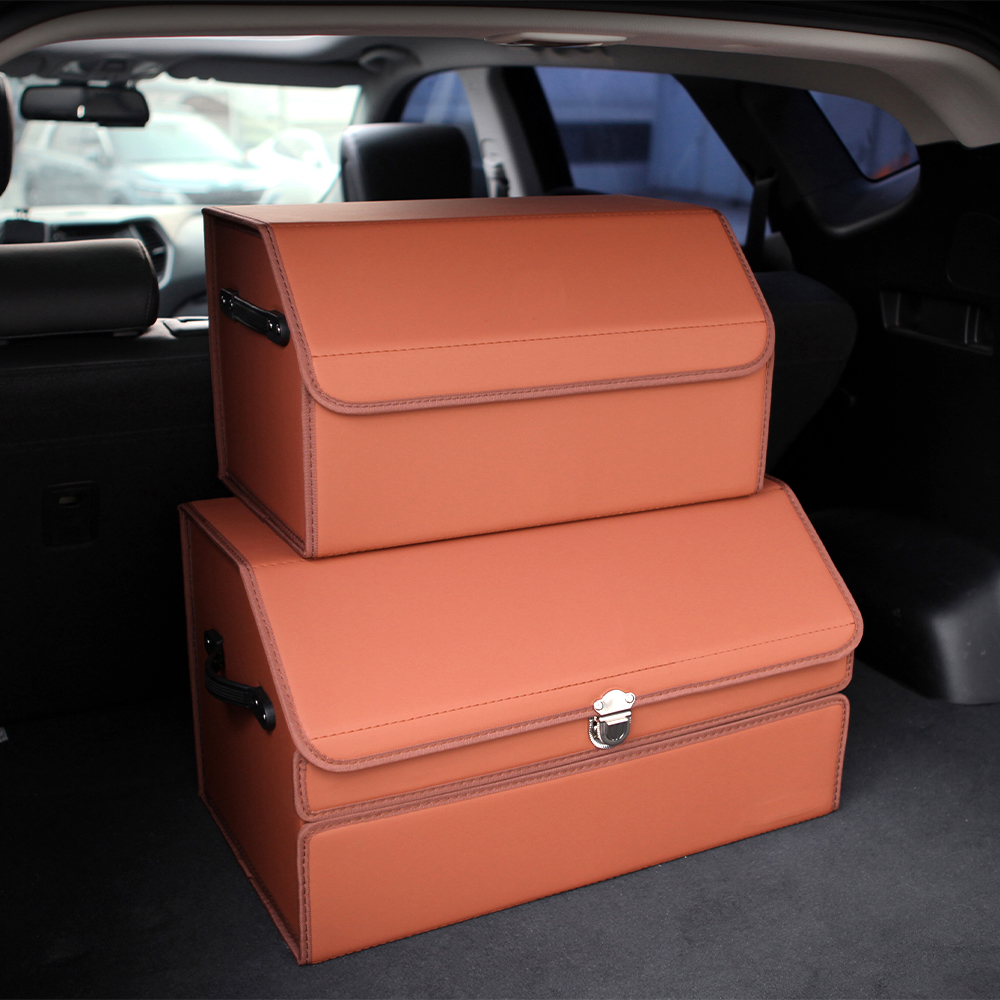 엠노블 가죽 트렁크 정리함 소형 SUV 자동차 차량용 차 신발장 세차가방 차량용품