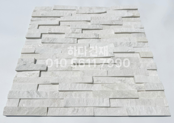 마블금강석 500x100x20T 화이트 / 하다건재 천연석