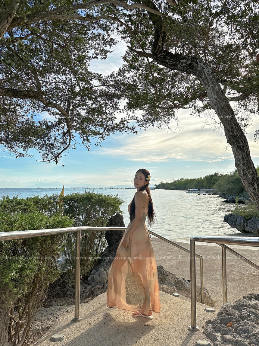 ✨휴양지룩✨M-L 샤인 휴양지 비치 롱 원피스 상세 이미지 31