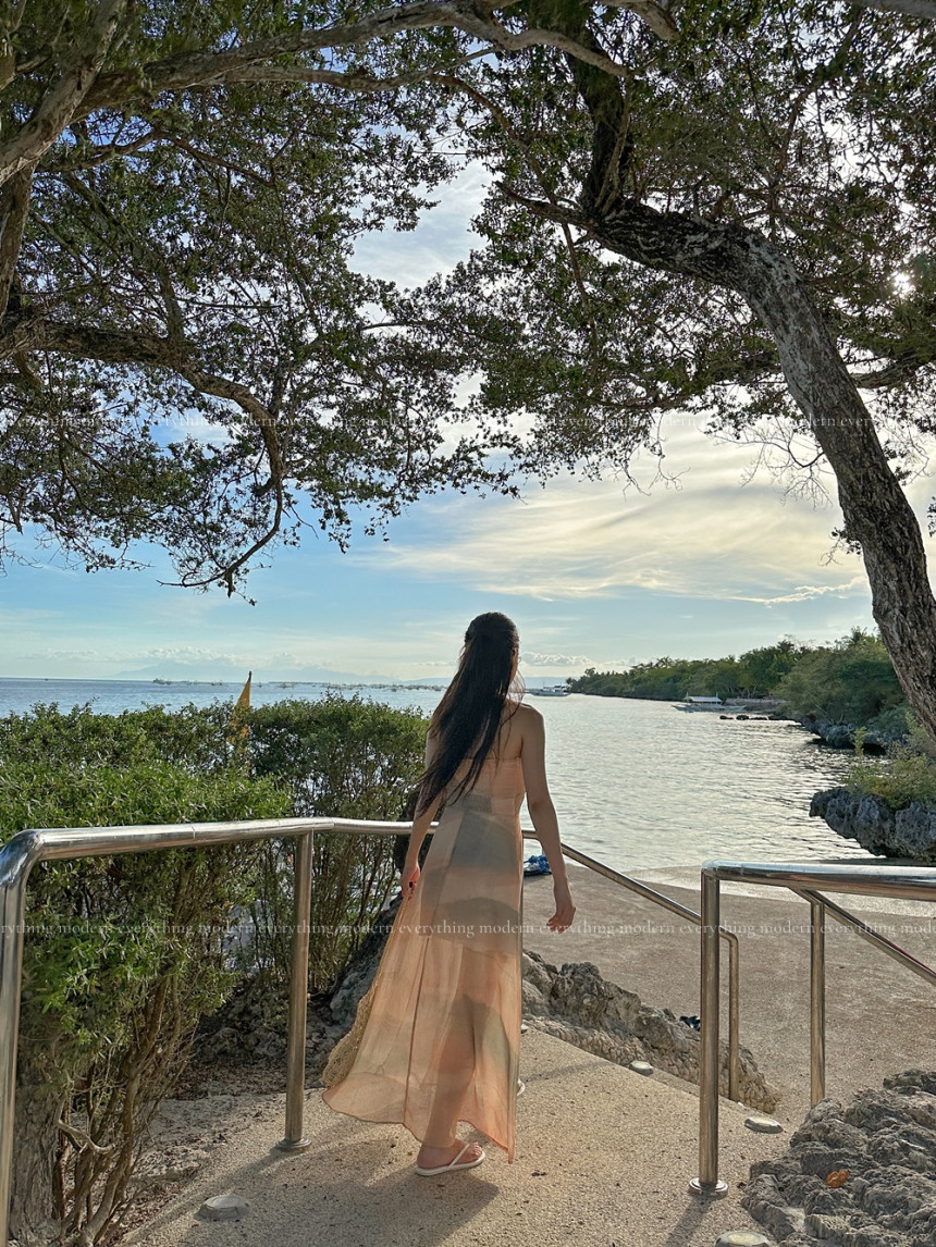✨휴양지룩✨M-L 샤인 휴양지 비치 롱 원피스 상세 이미지 32
