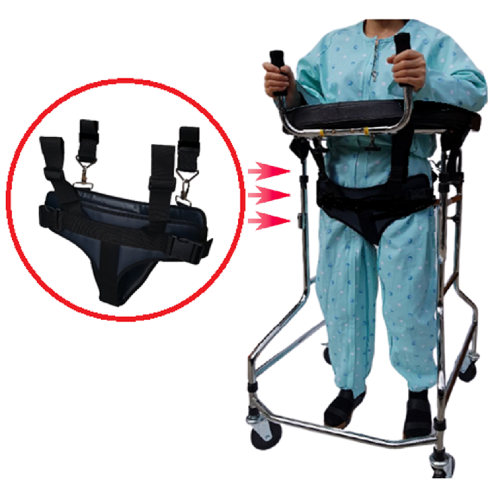 성인 노인 재활 보행 걸음 보조기. U자형 어깨보행기 안전벨트 안전시트 (보행기 미포함)