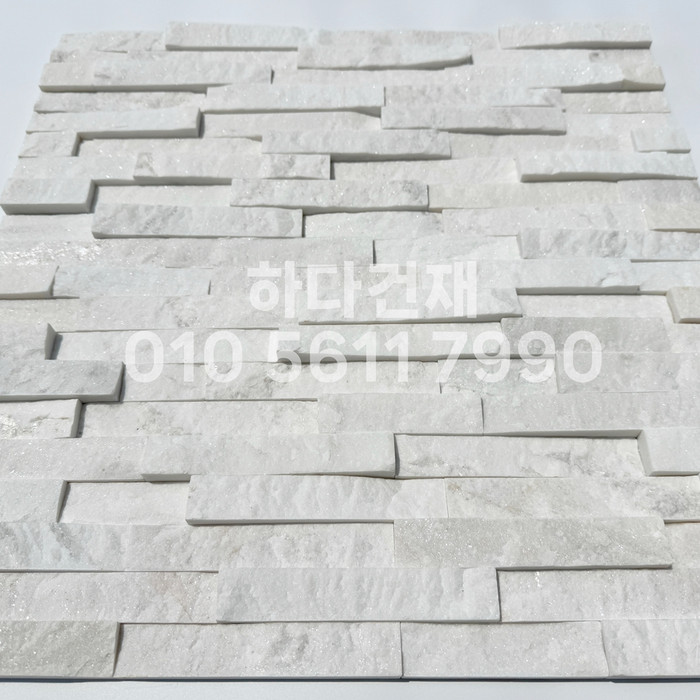 마블금강석 500x100x20T 화이트 / 하다건재 천연석