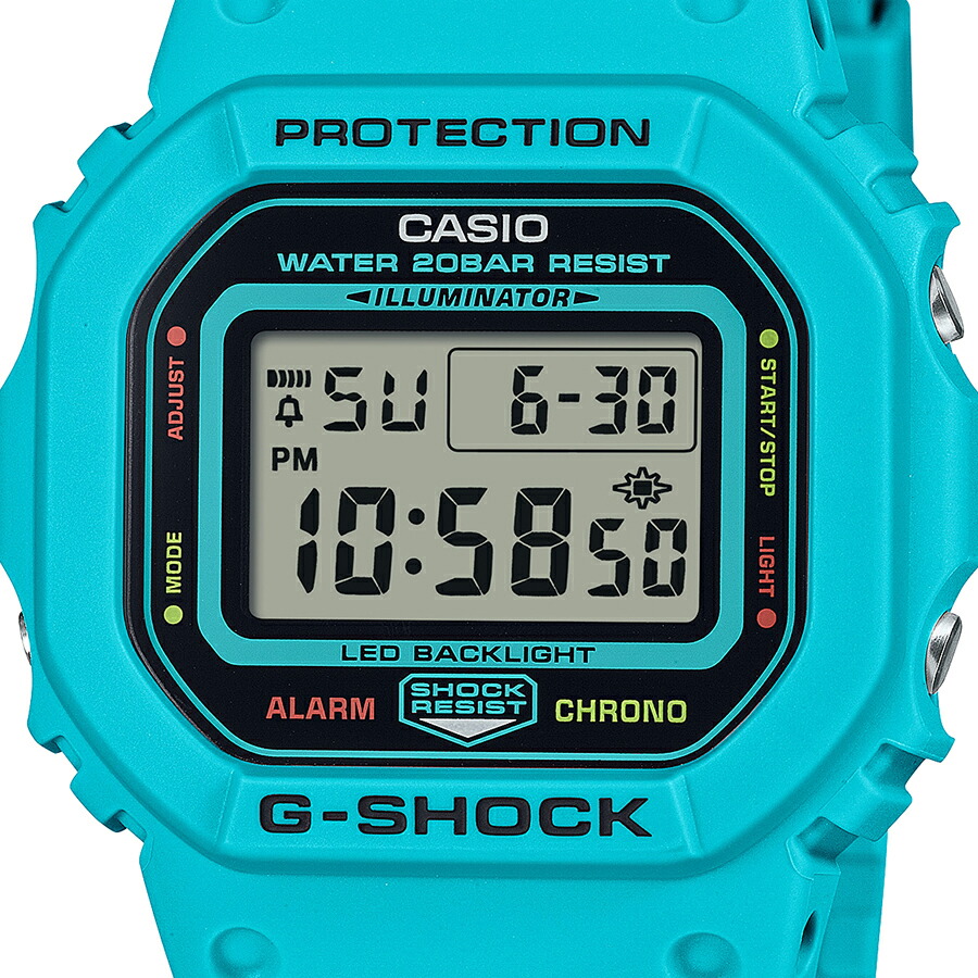 카시오 CASIO 지샥 에너지팩 블루 DW-5600EP-2JF 캐주얼 손목시계 - 상세 이미지 2