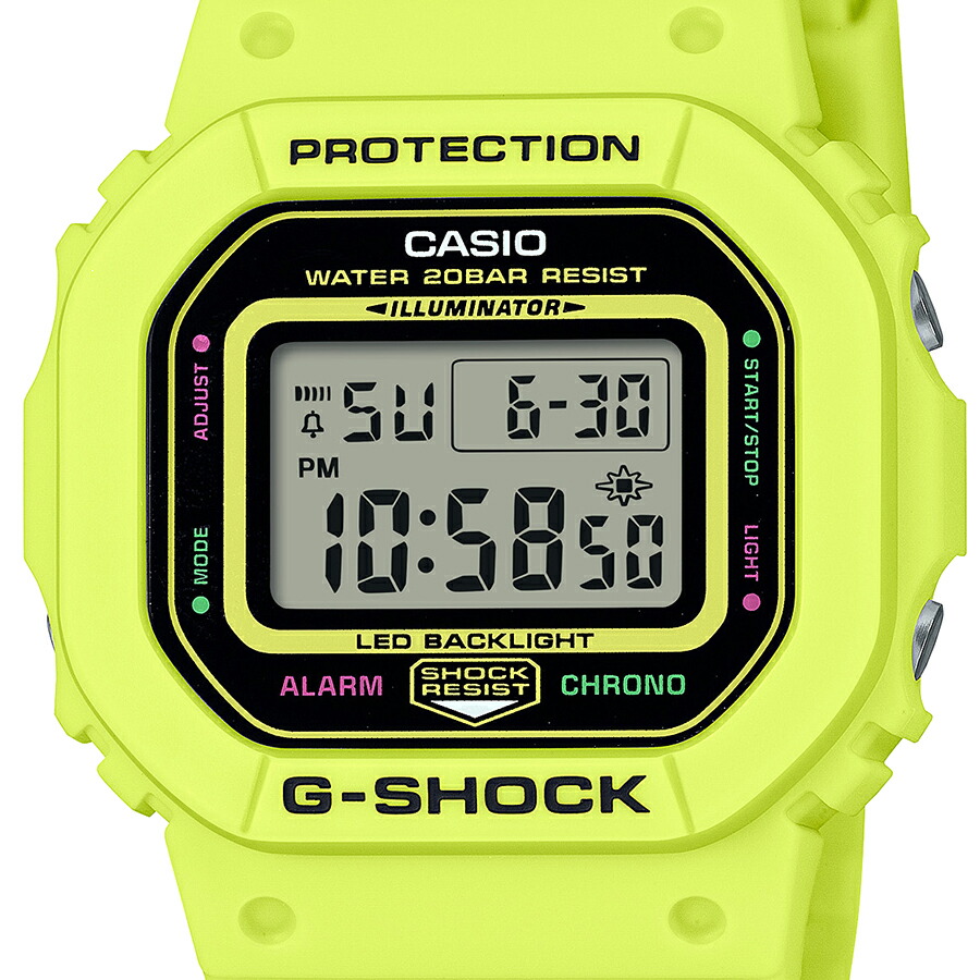 카시오 CASIO 지샥 에너지팩 옐로우 GMD-S5600EP-9JF 캐주얼 손목시계 - 상세 이미지 2