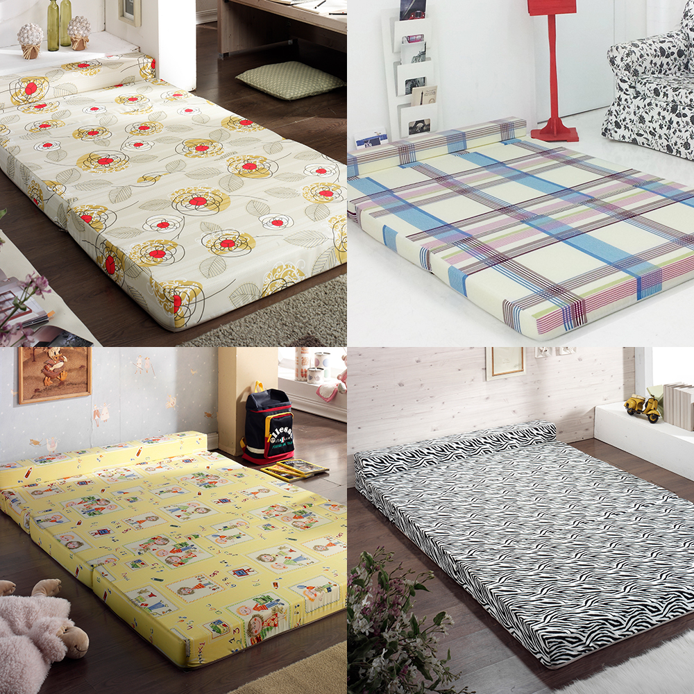 서광퍼니처 편안존 5단 접이식 침대 바닥 토퍼 매트리스 소파베드 9cm S