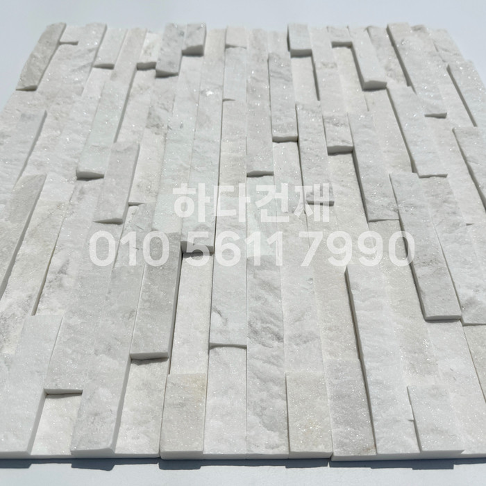 마블금강석 500x100x20T 화이트 / 하다건재 천연석