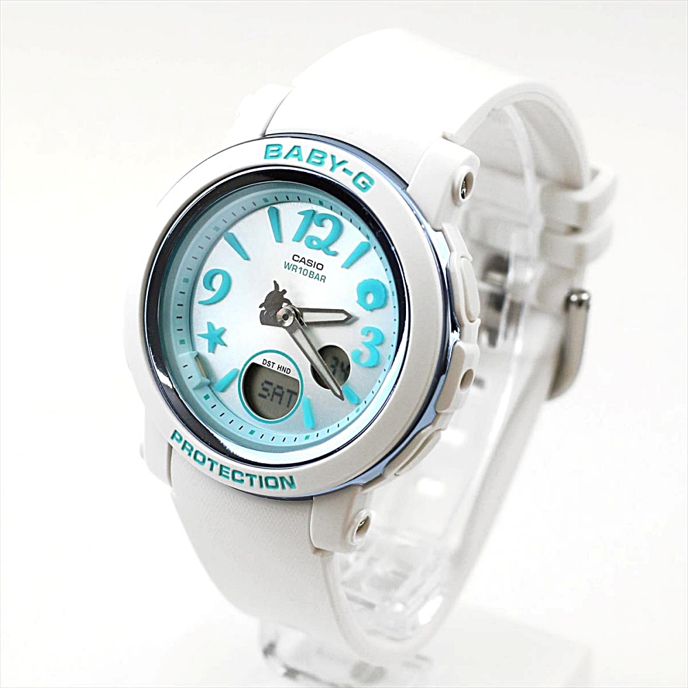 카시오 CASIO 베이비지 화이트 블루 BGA-290US-2AJF 여자 손목 캐주얼 시계 - 상세 이미지 2