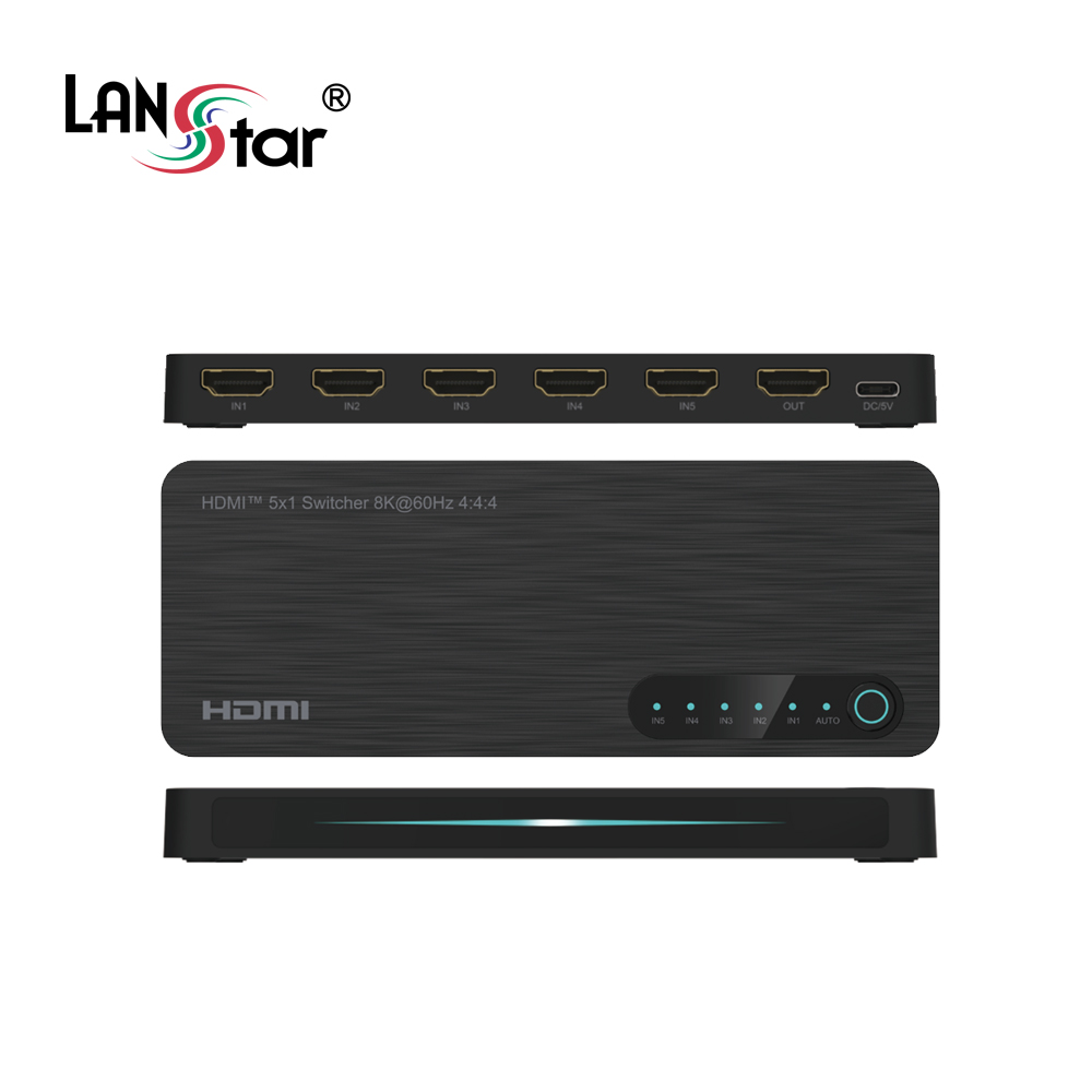 HDMI 선택기 4k 120hz 5:1 셀렉터 8K HDR 지원 (LS-AS502N) - 상세 이미지 4