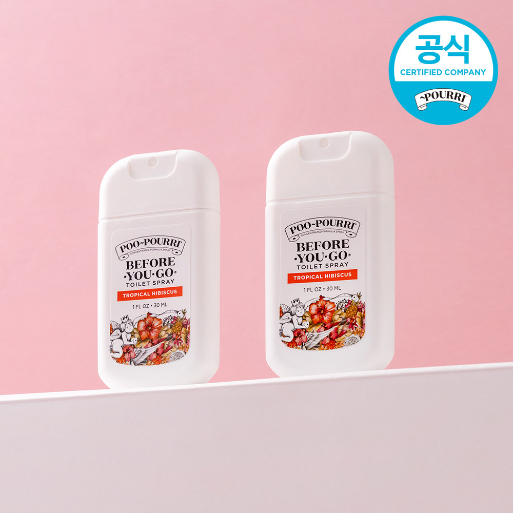 푸푸리 토일렛 퍼퓸 화장실 냄새 차단 방향제 똥냄새 제거 트로피칼 히비스커스, 30ml, 1개 - 상세 이미지 4