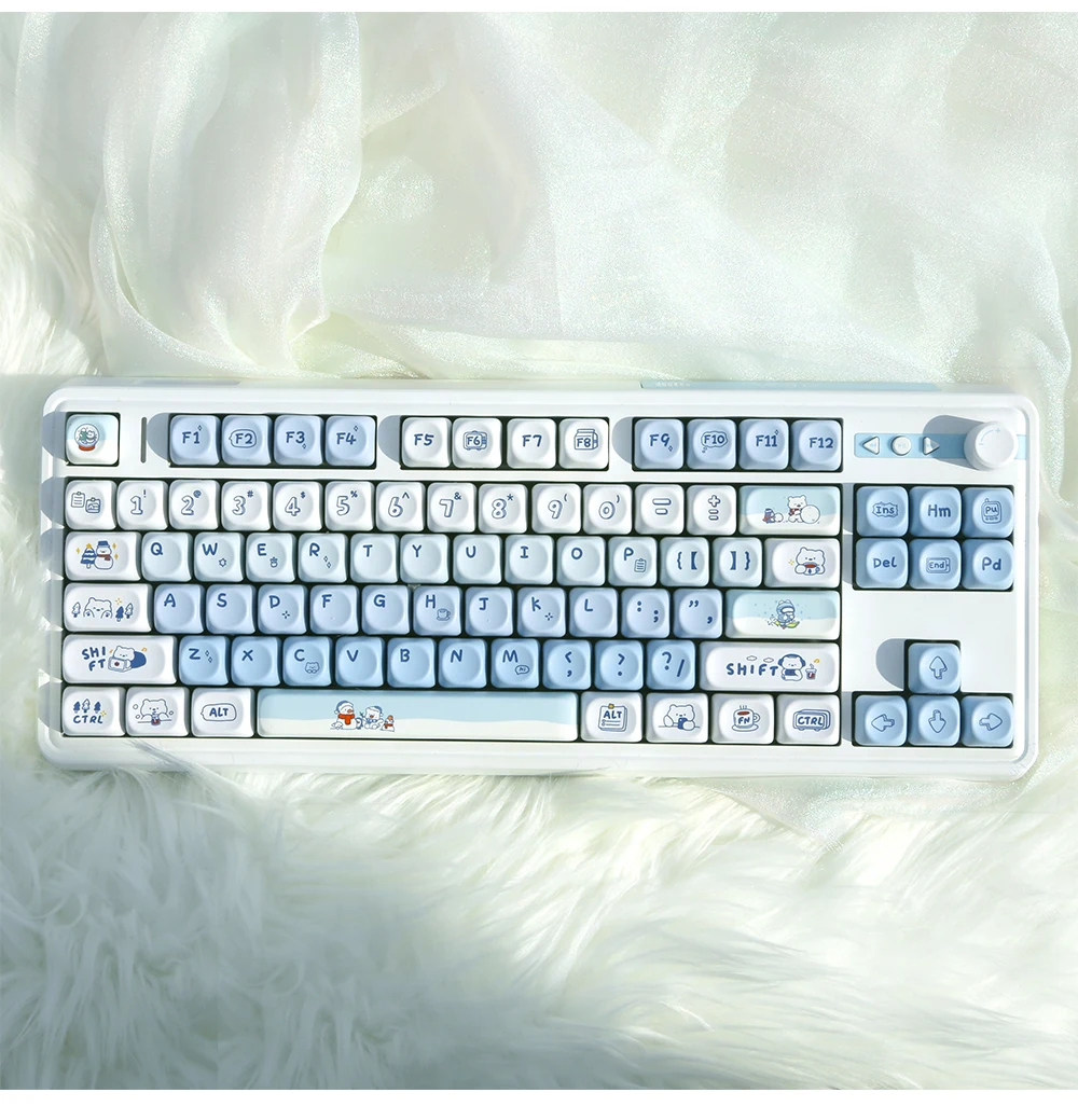 ZUOYA MOA 프로파일 PBT 기계식 키보드 키캡 게임용 맞춤형 GMK67 87 키캡 - 상품 이미지