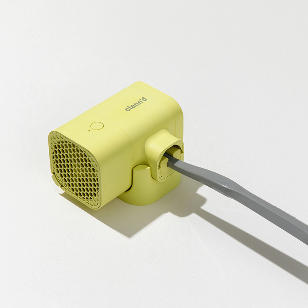 클린디 휴대용 무선 칫솔살균기 윈디 화이트