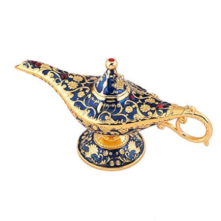 [Gusnilo][해외]알라딘 코스튬 지니 요정 마술램프 골드 블루