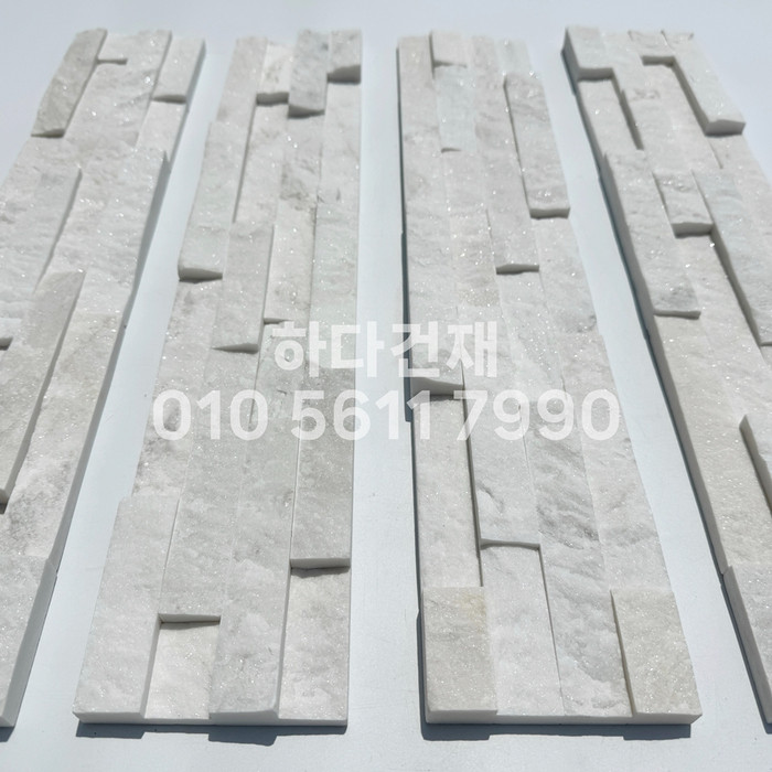 마블금강석 500x100x20T 화이트 / 하다건재 천연석