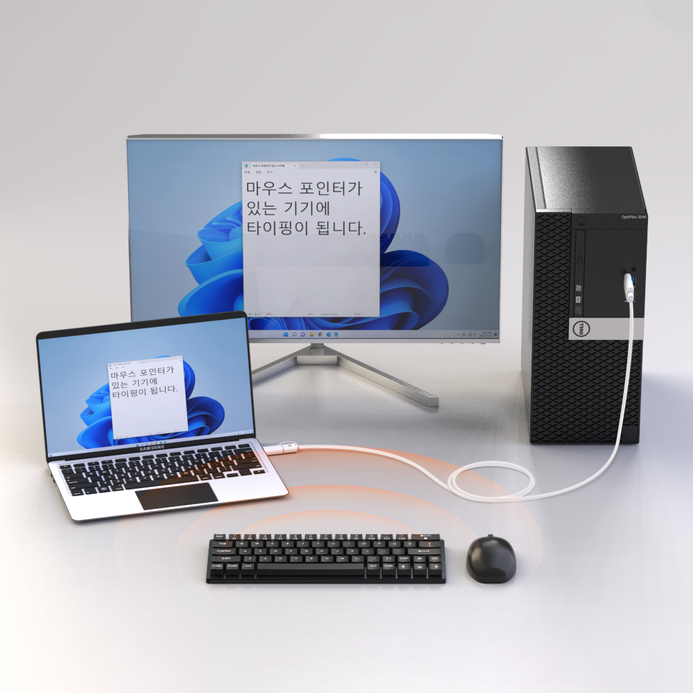 크리단 데이터공유 C타입 USB 링크 KM케이블 - 상세 이미지 3