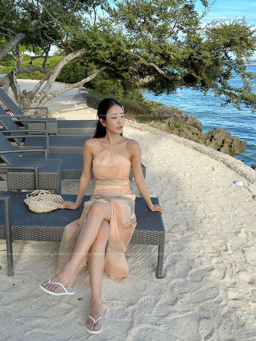 ✨휴양지룩✨M-L 샤인 휴양지 비치 롱 원피스 상세 이미지 21
