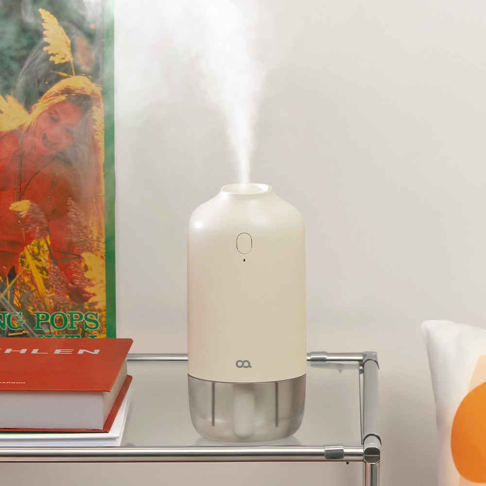 오아 듀얼미스트 무선 미니 사무실 탁상용 차량 휴대용 책상 가습기 USB 텀블러 충전식