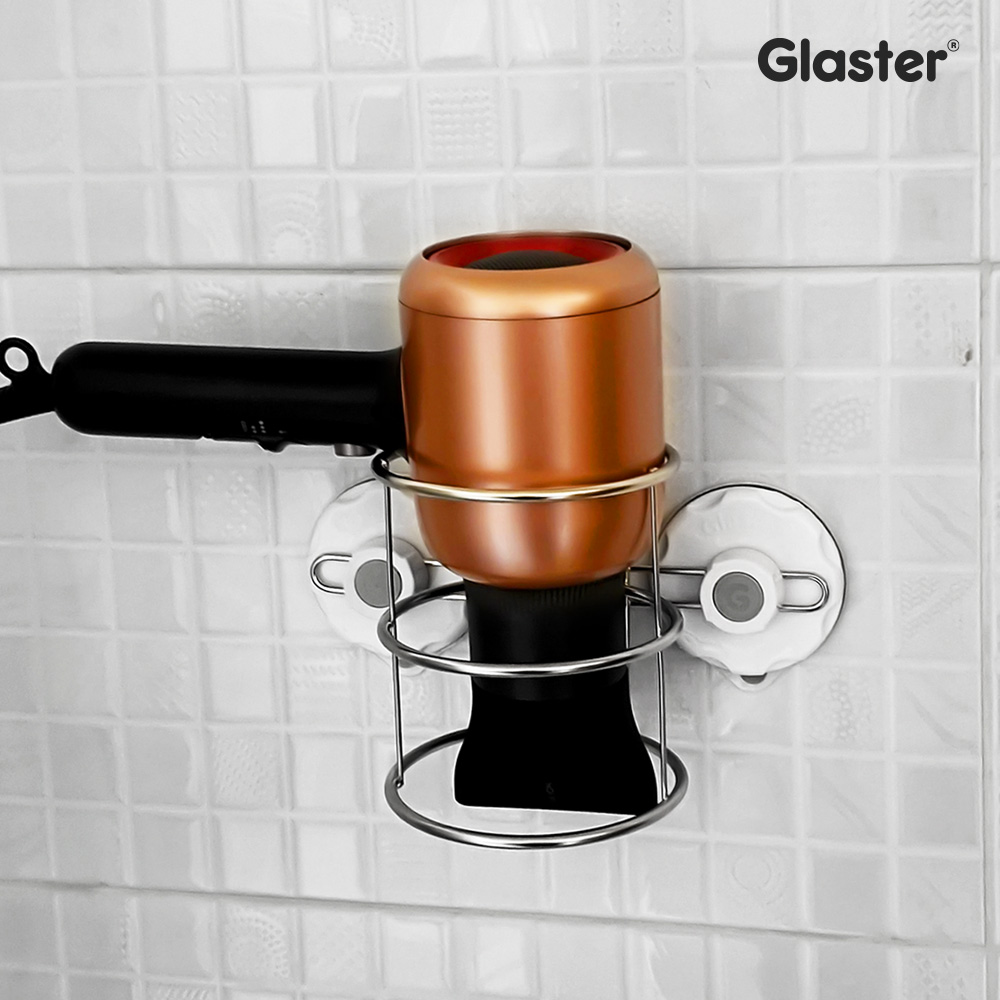 글라스터 무타공 스텐 헤어 드라이기거치대 드라이기걸이 홀더