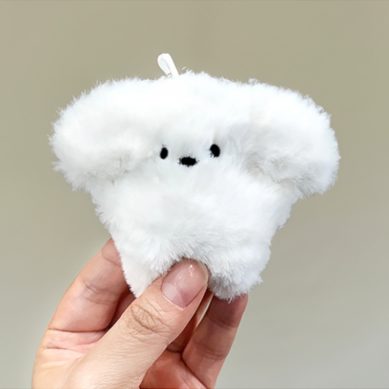 귀여운 퍼피 모루인형키링 예쁜 강아지인형키링 캐릭터 열쇠고리 파우치 가방 자동차 키홀더 이미지 7