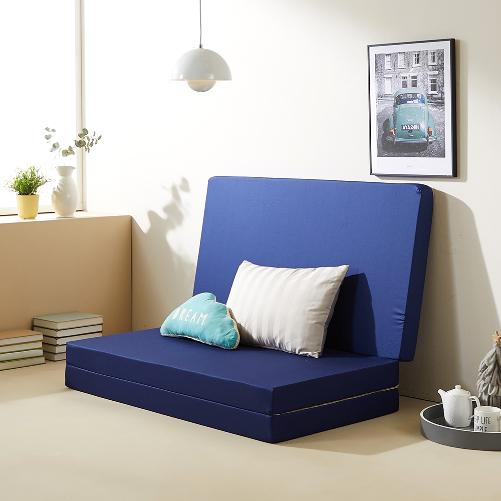 서광퍼니처 편안존 3단 접이식 바닥 토퍼 매트리스 9cm