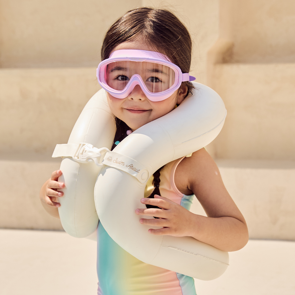 스윔어바웃 퓨어 어린이 넥튜브 구명조끼 부력보조복 아동 유아 물놀이 25kg