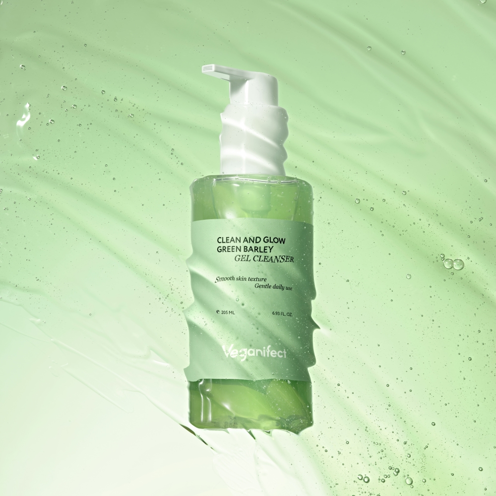 비건이펙트 청보리 젤클렌저 약산성 요철 라하 각질 피지 수분 기획세트 205ml, 2개 - 상세 이미지 3