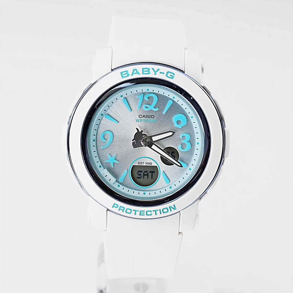 카시오 CASIO 베이비지 화이트 블루 BGA-290US-2AJF 여자 손목 캐주얼 시계 - 상세 이미지 3