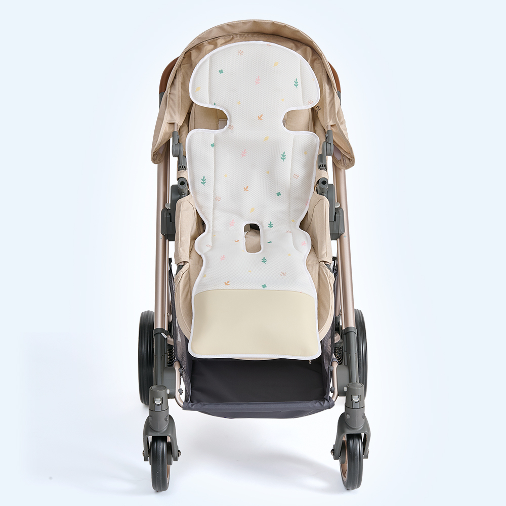 퍼기 더블 모터 여름 유모차 쿨링 통풍 신생아 쿨시트 카시트 겸용 라이너 아이보리