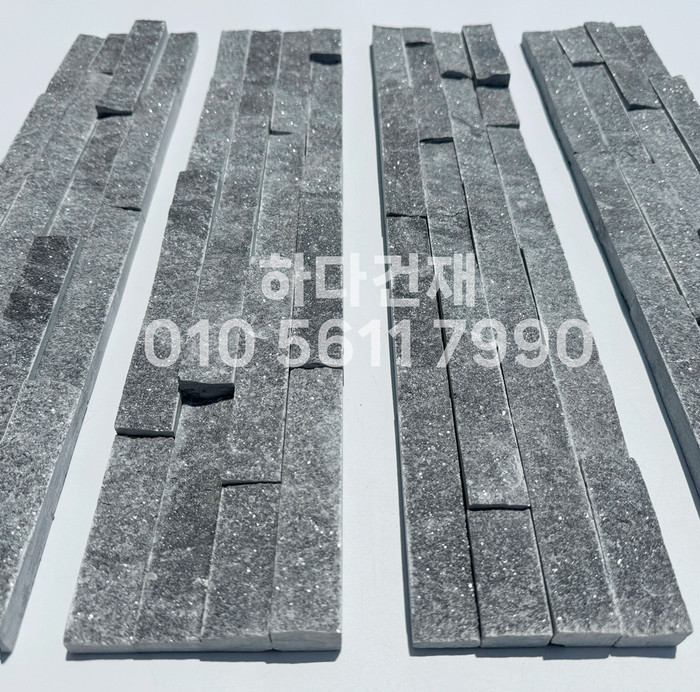 마블금강석 500x100x20T 블랙 / 하다건재 천연석