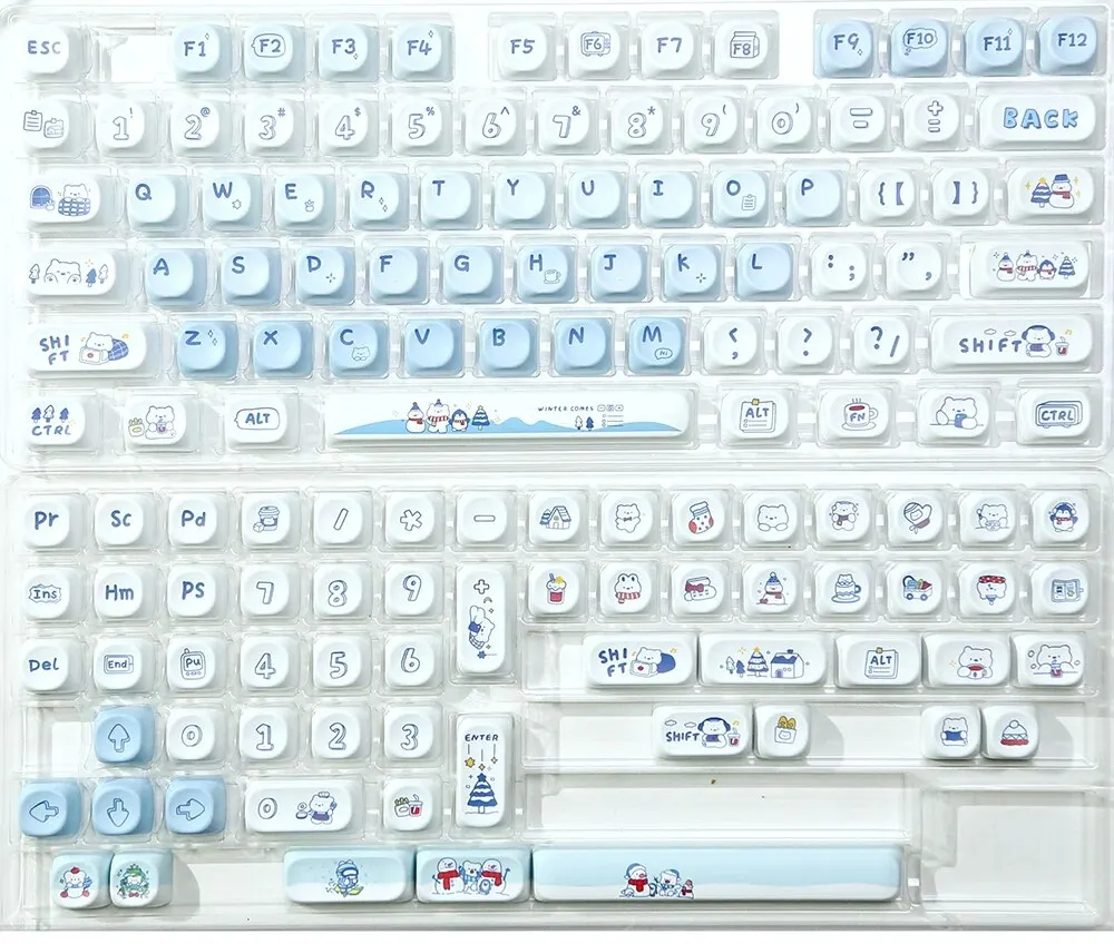 ZUOYA MOA 프로파일 PBT 기계식 키보드 키캡 게임용 맞춤형 GMK67 87 키캡 - 상세 이미지 2