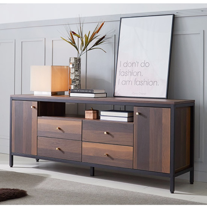 엔틱 거실장 고급 거실장 티브 다이 높은 서랍형 거실장 1600