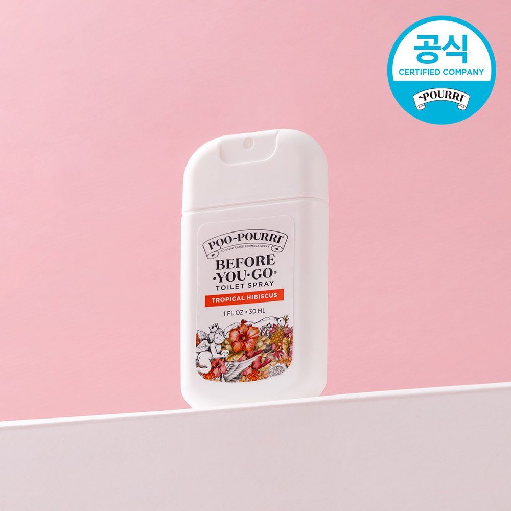 푸푸리 토일렛 퍼퓸 화장실 냄새 차단 방향제 똥냄새 제거 트로피칼 히비스커스, 30ml, 1개 - 상세 이미지 3