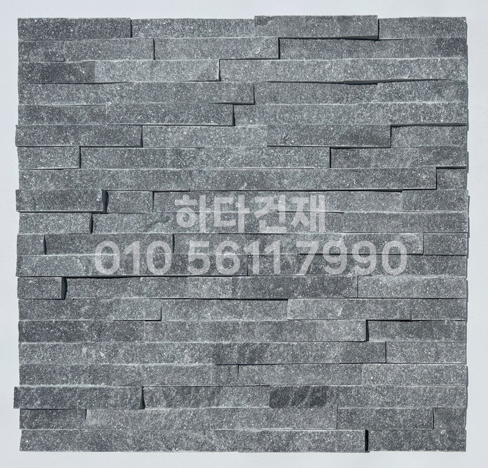 마블금강석 500x100x20T 블랙 / 하다건재 천연석