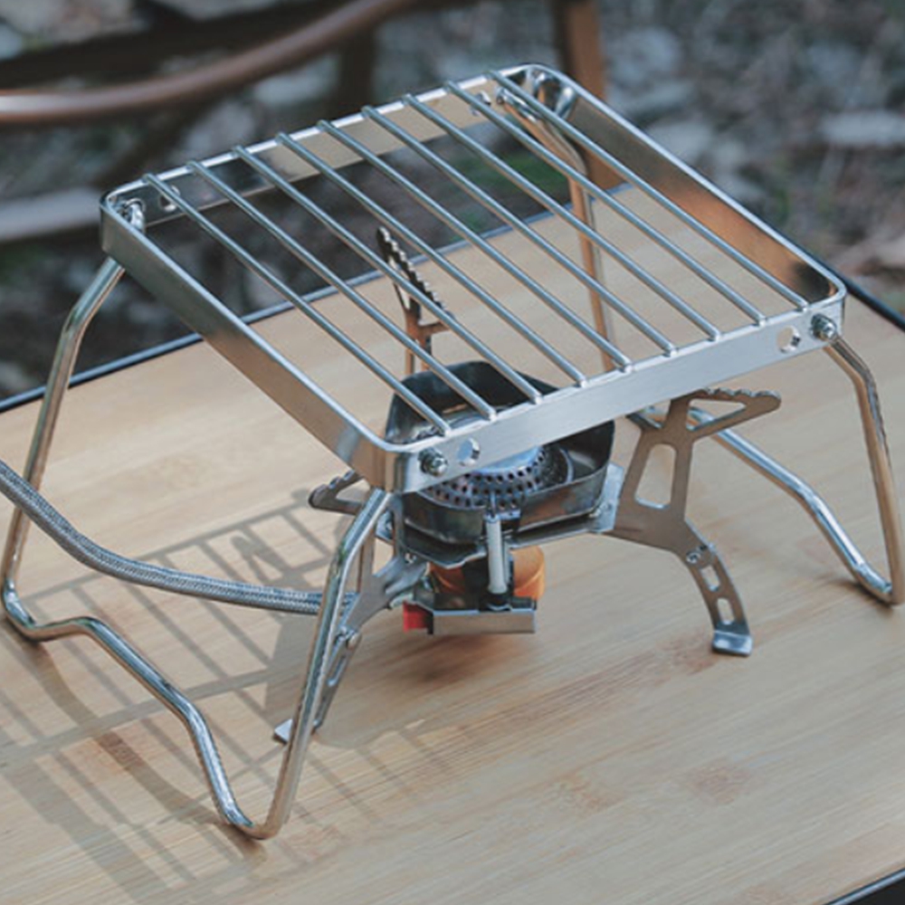 스텐 접이식 미니화로대 캠핑 가스그릴 주전자 경량화로