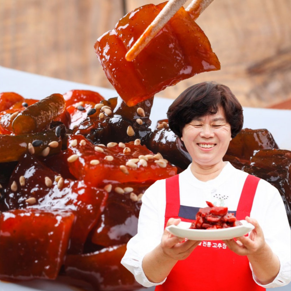 순창 모듬장아찌 국산 고추장 양념 감조 김애순어머님 500g, 1개 - 상품 이미지