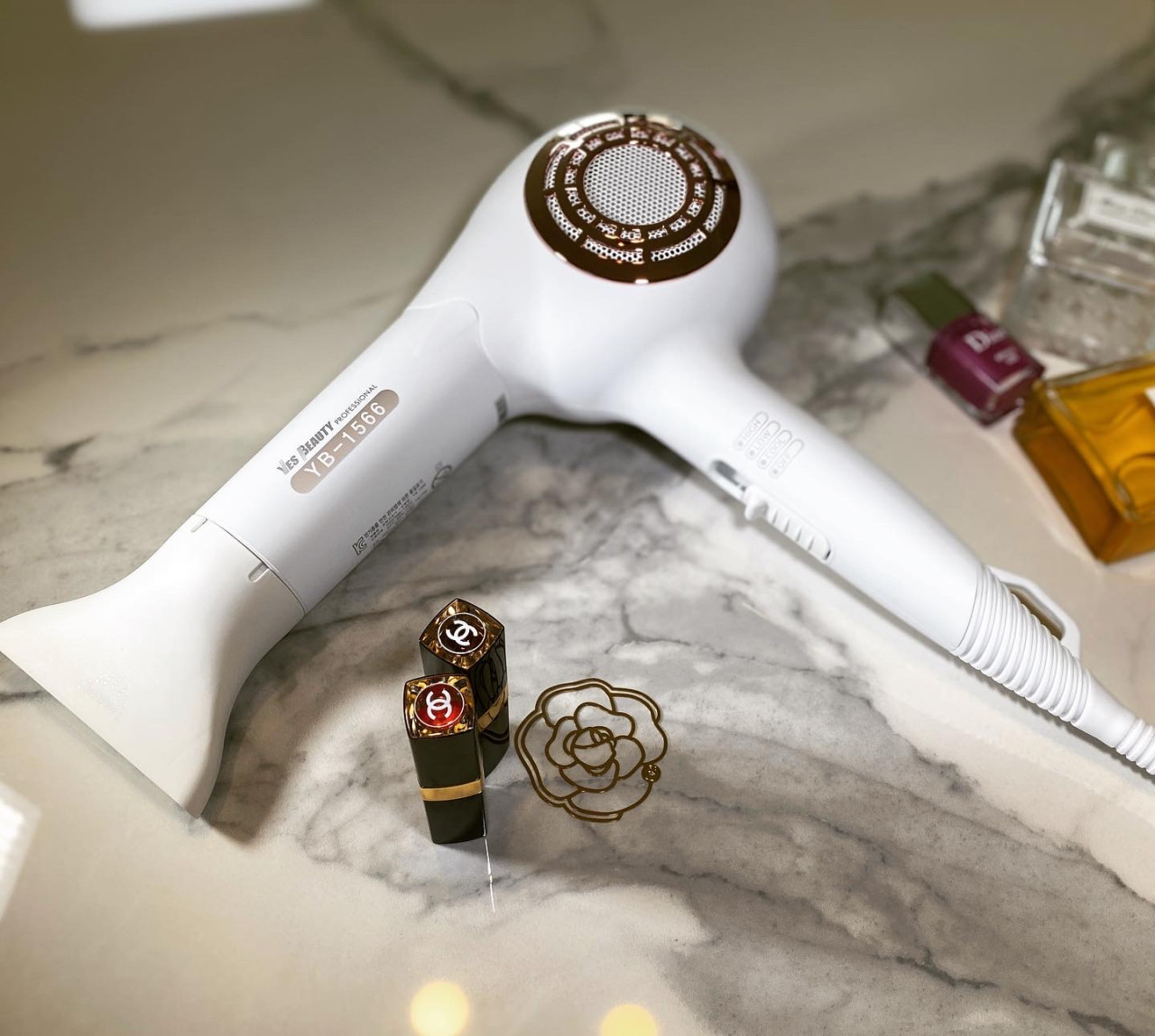 예스뷰티 미용실 드라이어 YB-1566 헤어드라이기 저소음 항공모터 전문가용 냉풍 제품 이미지