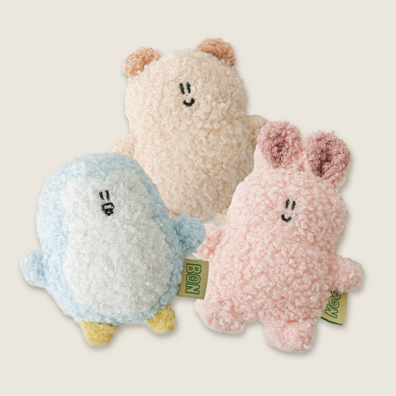 봉봉그린 퍼리프렌즈 미니 삑삑이 장난감 (3 colors) - 상세 이미지 4