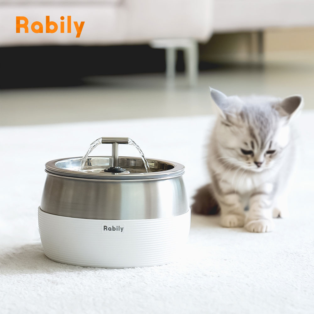 라빌리 강아지 고양이 애견 스테인리스 스마트 자동급수기 정수기 3L